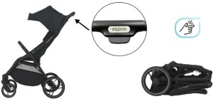 Espiro Flow wózek spacerowy 08 Touch of Blush 3