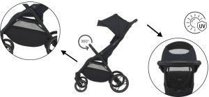 Espiro Flow wózek spacerowy 08 Touch of Blush 5