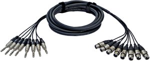 ALVA - Kabel 8 x XLRf - 8 x TRS 5m 1