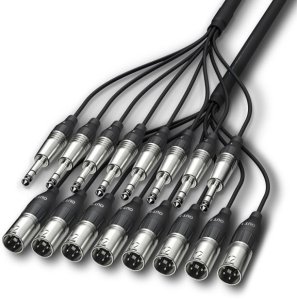 ALVA - Kabel 8 x XLRm - 8 x TRS 2m 2