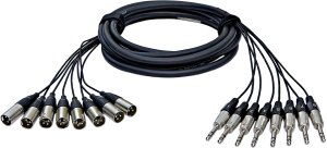 ALVA - Kabel 8 x XLRm - 8 x TRS 5m 1