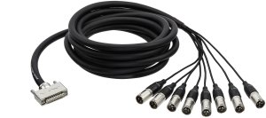 ALVA - Kabel D-Sub25 - 8 x XLRm 3m 1