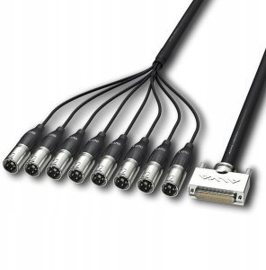 ALVA - Kabel D-Sub25 - 8 x XLRm 3m 2