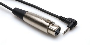 Hosa - Kabel do kamer XLRf - TRS R 3.5mm 0.6m 1