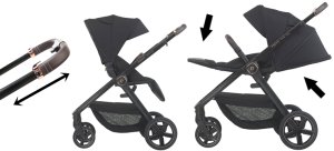 Espiro Only Way wózek spacerowy 307 Graphite Anthracite 6