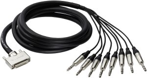 ALVA - Kabel D-Sub25 - 8 x TRS 2m 1