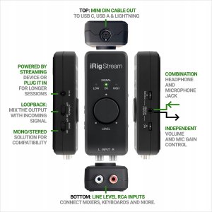IK iRig Stream - Interfejs audio 11