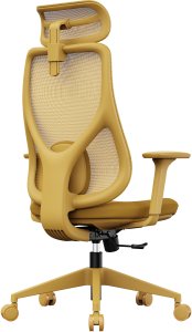 Krzesło biurowe SENSE7 Moyo Żółte 11