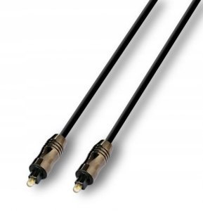 ALVA - Kabel Optyczny Toslink metal 1m 1