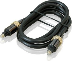 ALVA - Kabel Optyczny Toslink metal 2m 1