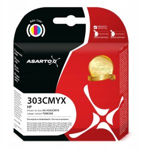 Tusz Asarto do HP 303XL | 303CMYX | T6N03AE | 440 str. | 18ml | color 1