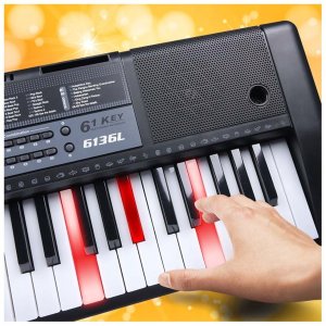 SUPRIMO 6136L KEYBOARD organy z mikrofonem dla dzieci podświetlane klawisze 5