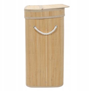 Bambusowy kosz na pranie z pokrywą, 80 l 5
