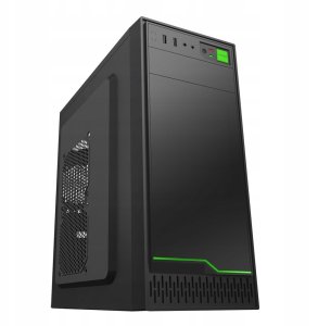 EUROCASE skříň ML N6-500B, Midi Tower, 1xUSB-C, 2xUSB 3.0, 2x audio, bez zdroje 1