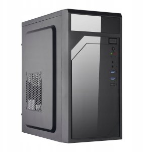 EUROCASE skříň ML M6-590B, mATX, 2x USB-A, 1x USB-C, černá 1