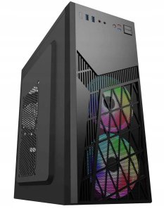 EUROCASE skříň ML N6-560B, ATX, 2x USB-A, 1x USB-C, 2x 120mm ARGB Fan, černá 1