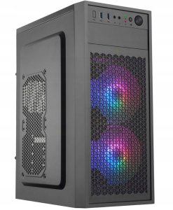 EUROCASE skříň ML N6-530B, ATX, 2x USB-A, 1x USB-C, 2x 120mm ARGB Fan, černá 1