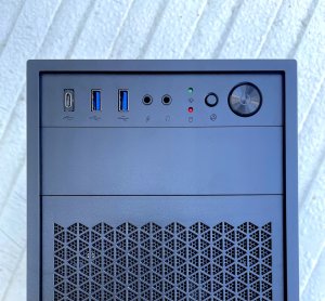 EUROCASE skříň ML N6-530B, ATX, 2x USB-A, 1x USB-C, 2x 120mm ARGB Fan, černá 7