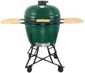 GRILL CERAMICZNY WĘGLOWY 26" Z POKRYWĄ I PÓŁKAMI BOCZNYMI 1
