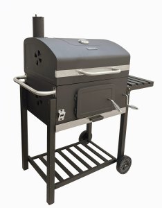 GRILL WĘGLOWY Z KOMINEM I POKRYWĄ MIR4525K 1