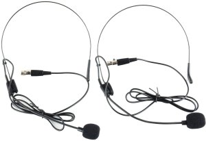 Zestaw mikrofonów bezprzewodowych UHF 2x nagłowny+ 2x krawatowy 2x bodypack+ stacja Audioport SU-740HH one size 20