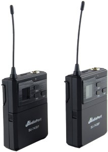 Zestaw mikrofonów bezprzewodowych UHF 2x nagłowny+ 2x krawatowy 2x bodypack+ stacja Audioport SU-740HH one size 23