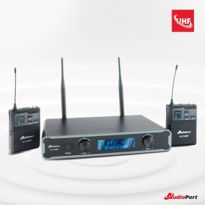 Zestaw mikrofonów bezprzewodowych UHF 2x nagłowny+ 2x krawatowy 2x bodypack+ stacja Audioport SU-740HH one size 31