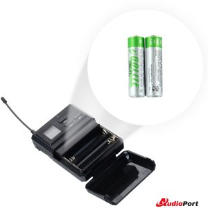 Zestaw mikrofonów bezprzewodowych UHF 2x nagłowny+ 2x krawatowy 2x bodypack+ stacja Audioport SU-740HH one size 10