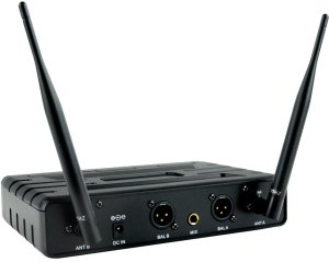 Zestaw mikrofonów bezprzewodowych UHF 2x nagłowny bodypack krawatowy Audioport SU-750BP one size 20