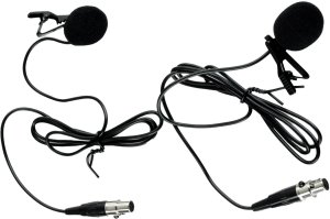 Zestaw mikrofonów bezprzewodowych UHF 2x nagłowny bodypack krawatowy Audioport SU-750BP one size 30