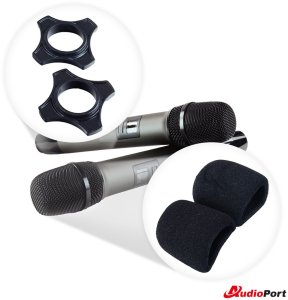 Zestaw mikrofonów bezprzewodowych doręcznych UHF Audioport SU-740HH one size 12