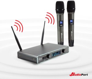 Zestaw mikrofonów bezprzewodowych doręcznych UHF Audioport SU-740HH one size 16
