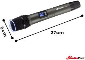 Zestaw mikrofonów bezprzewodowych doręcznych UHF Audioport SU-740HH one size 17
