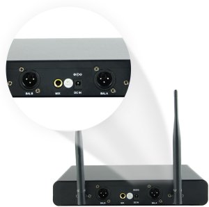 Zestaw mikrofonów bezprzewodowych doręcznych UHF Audioport SU-740HH one size 6