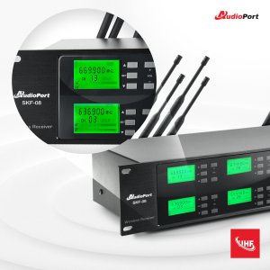 Zestaw mikrofonów konferencyjnych UHF Audioport SKF-08 one size 15