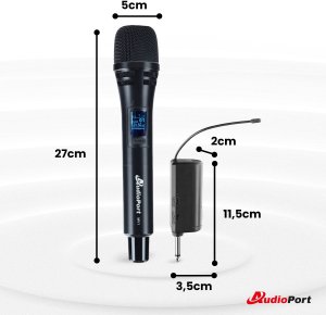 Mikrofon bezprzewodowy doręczny Audioport MV1 one size 9
