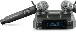 Zestaw mikrofonów bezprzewodowych doręcznych UHF+ stacja ładująca Audioport MCD-U2 one size 23