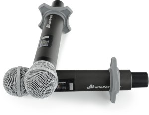 Zestaw mikrofonów bezprzewodowych doręcznych UHF+ stacja ładująca Audioport MCD-U2 one size 7