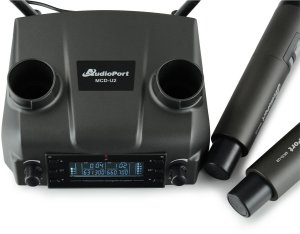 Zestaw mikrofonów bezprzewodowych doręcznych UHF+ stacja ładująca Audioport MCD-U2 one size 9