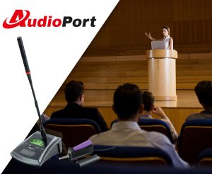 Bezprzewodowy mikrofon konferencyjny Audioport MKF1 one size 2