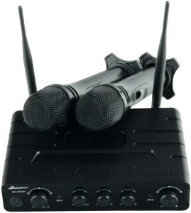 Zestaw mikrofonów bezprzewodowych doręcznych UHF+ stacja Audioport SU-750HH one size 19