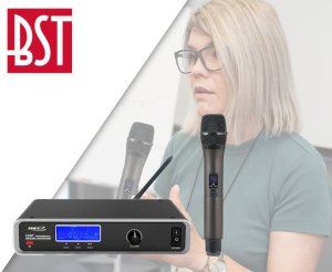 Zestaw/ Mikrofon bezprzewodowy UDR116 UHF+ stacja one size 2