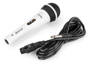 Mikrofon dynamiczny DM100W Micro XLR biały Fenton one size 4