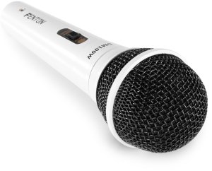 Mikrofon dynamiczny DM100W Micro XLR biały Fenton one size 7