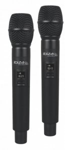 Zestaw mikrofonów bezprzewodowych do ręki UHF+ odbiornik 863.9 & 864.9MHZ one size 4