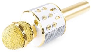 Mikrofon z głośnikiem do Karaoke KM01 BT / MP3 GOLD one size 1