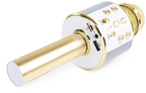 Mikrofon z głośnikiem do Karaoke KM01 BT / MP3 GOLD one size 3