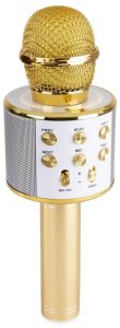 Mikrofon z głośnikiem do Karaoke KM01 BT / MP3 GOLD one size 7