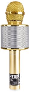 Mikrofon z głośnikiem do Karaoke KM01 BT / MP3 GOLD one size 8
