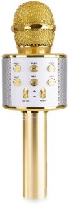 Mikrofon z głośnikiem do Karaoke KM01 BT / MP3 GOLD one size 9